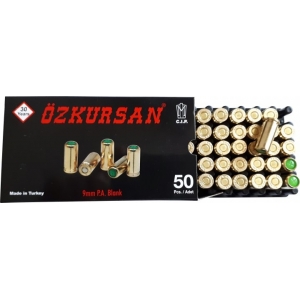 Холості набої Ozkursan 9 mm (пістолетні) 50 шт