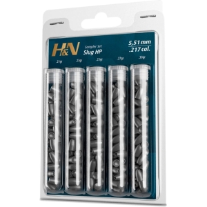 Купить H&N Slug Sampler Test Set, 5,51 мм  Фото 
