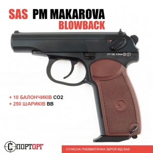 SAS PM Makarova blowback 