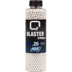 Страйкбольні кульки ASG Q Blaster White 6 мм 0,2 г 3300 шт