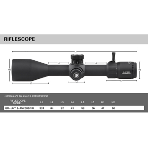 Купить Discovery Optics ED-LHT GENII 3-15X50SFIR FFP-Z  Фото 3