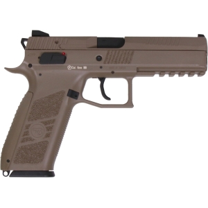 Купить Пистолет страйкбольный ASG CZ P-09. Blowback. Tan Green Gas кал. 6 мм  Фото 1