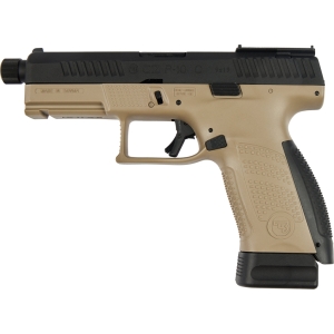 Купить Пистолет страйкбольный ASG CZ P-10C OR-OT Dual-Tone. Blowback. CO2 кал. 6 мм Black/fde  Фото 