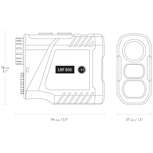 Купить Далекомір лазерний Hawke LRF LCD 6x25 800м   Фото 2