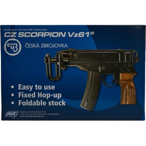 Купить Пистолет-пулемет страйкбольный ASG CZ Scorpion Vz61 кал. 6 мм  Фото 9