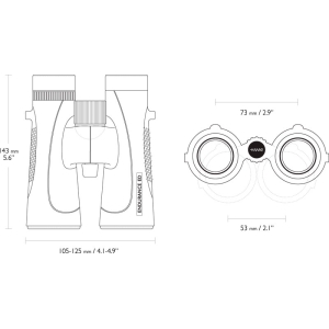 Купить Бинокль Hawke Endurance ED 10х42 ц: черный  Фото 1