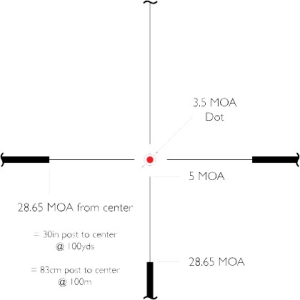 Купить Приціл оптичний Hawke Vantage 30 WA 2.5-10х50 сітка L4A Dot з підсвічуванням  Фото 2