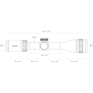 Купить Прицел оптический Hawke Airmax 4-12х40 c сеткой AMX  Фото 1