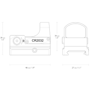 Купить Приціл коліматорний Hawke Micro Reflex Sight 3 MOA. Weaver  Фото 3