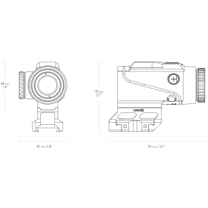 Купить Приціл призматичний Hawke Prism Sight 4x24 сітка 5,56 BDC Dot  Фото 4