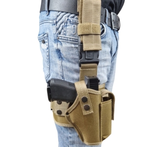 Кобура Glock-17 стегнова (oxford койот 600-D)