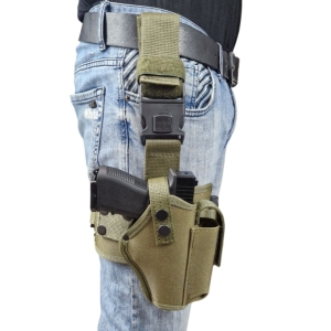 Кобура Glock-17 стегнова (oxford хакі 600-D)