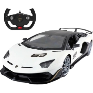 Машинка Rastar Lamborghini Aventador SVJ (96070) на радиоуправлении. 1:14. Цвет: белый