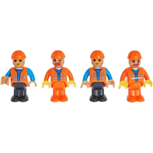 Купить Конструктор ZIPP Toys "Потяг DPK32 із рейками". Колір: жовтий  Фото 2