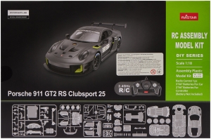 Купить Машинка-конструктор Rastar Porsche 911 GT2 RS Clubsport 25 1:18. Сірий  Фото 7