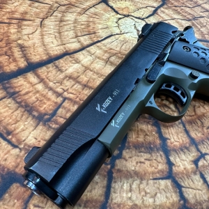 Купить KUZEY 911#2 Black/Green Grips БУ  Фото 4