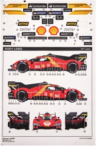 Купить Машинка Rastar Ferrari 499P 1:14 Червоний  Фото 8