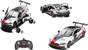 Купить Машинка-конструктор Rastar BMW M8 GTE 1:18. Білий  Фото 1