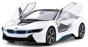 Купить Машинка Rastar BMW i8 (71060) на радиоуправлении. 1:14. Белый  Фото 1