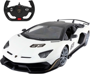 Купить Машинка Rastar Lamborghini Aventador SVJ (96070) на радіокеруванні. 1:14. Білий  Фото 