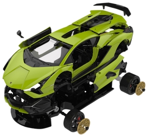Купить Машинка-конструктор Rastar Lamborghini Sian 1:18. Зелений  Фото 3