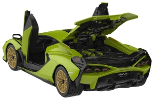 Купить Машинка-конструктор Rastar Lamborghini Sian 1:18. Зелений  Фото 7