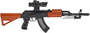 Купить Автомат світло-звуковий ZIPP Toys AK47. Колір - чорний  Фото 1