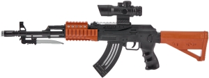 Купить Автомат світло-звуковий ZIPP Toys AK47. Колір - чорний  Фото 2
