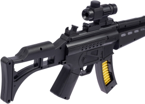 Купить Автомат світло-звуковий ZIPP Toys MP5 Чорний  Фото 3