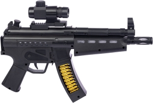 Купить Автомат світло-звуковий ZIPP Toys MP5 Чорний  Фото 6
