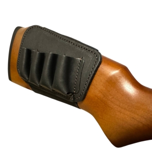 Купить Патронташ на приклад (4яч., 12 кал.) резинка черный  Фото 2