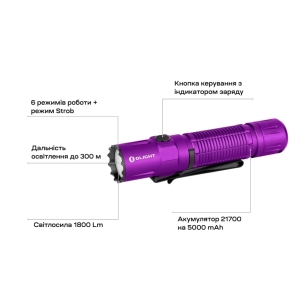 Купить Ліхтар Olight M2R Pro Purple  Фото 5