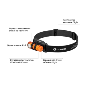 Купить Ліхтар Olight Perun 2 Mini. Orange  Фото 6