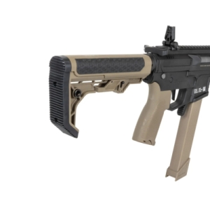 Купить Пістолет-кулемет Specna Arms SA-FX01 Flex Hal Etu with orange discharge device Half-Tan  Фото 4