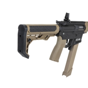 Купить Пістолет-кулемет Specna Arms SA-FX02 Flex Hal Etu with orange discharge device Half-Tan  Фото 4
