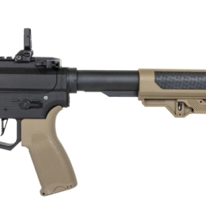 Купить Пістолет-кулемет Specna Arms SA-FX02 Flex Hal Etu with orange discharge device Half-Tan  Фото 6