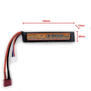 Акумулятор VBPower LiPo 7.4V 1100mAh 20-40C Stick