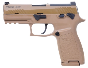 Пистолет страйкбольный Sig Sauer Air ProForce P320-M18 Blowback Green Gas. кал. 6 мм ВВ. Tan