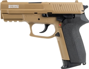 Пістолет страйкбольний Cybergun SA Swiss Arms Mile Spring кал. 6 мм FDE