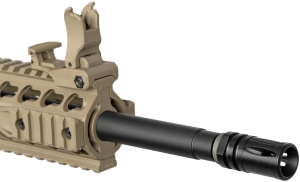 Купить Гвинтівка страйкбольна Evolution Recon Superlite 14.5" Carbontech AEG 6 мм Tan  Фото 5