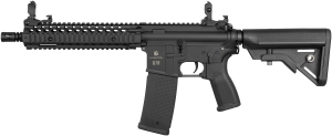 Купить Гвинтівка страйкбольна Evolution Recon Superlite MK18 Mod 1 10.8" Carbontech AEG 6 мм Black  Фото 2