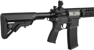 Купить Гвинтівка страйкбольна Evolution Recon Superlite MK18 Mod 1 10.8" Carbontech AEG 6 мм Black  Фото 3