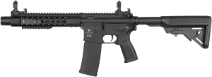 Купить Винтовка страйкбольная Evolution Recon 10" Amplified Carbontech AEG 6 мм Black  Фото 1