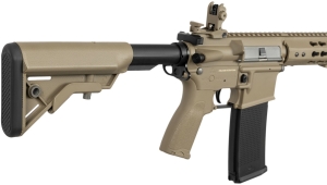 Купить Гвинтівка страйкбольна Evolution Recon 10" Amplified Carbontech AEG 6 мм Tan  Фото 3