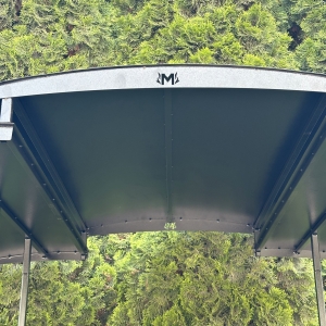 Купить Мангал Mzavod Зевс на 12 шампуров 3мм с крышей  Фото 3