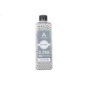 Страйкбольні кулі Arcturus RS SPORT Match Grade 0.25g BBs 3000 pcs bottle White