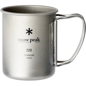 Кружка Snow Peak MG-141 Titanium Single Wall 220ml