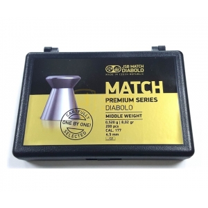 Купить JSB Match Premium middle 4,5 мм, 0,52 гр 200 шт  Фото 