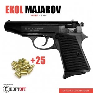Купить Ekol Majarov Black + 25 набоїв  Фото 