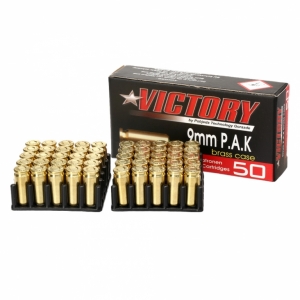 Купить Холостые патроны Victory 9 mm P.A.K. поштучно  Фото 